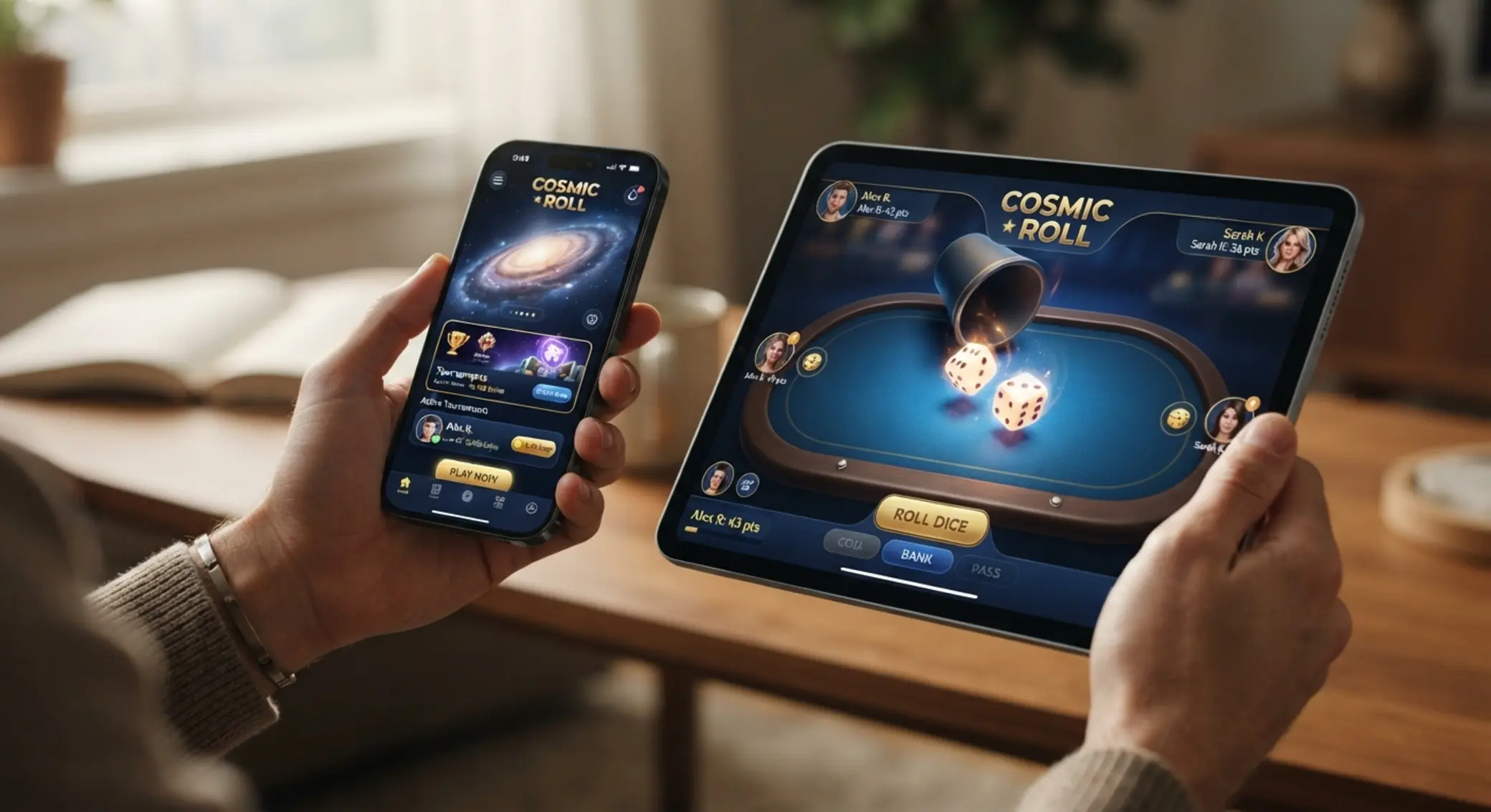 Gra w craps online na smartfonie i tablecie